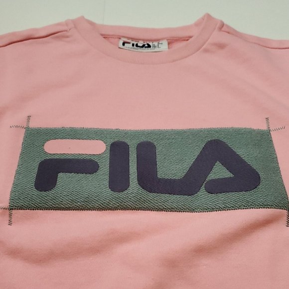 NWT Fila Evelyn Pink Pullover Sweatshirt Women’s Small Brand New With Tags - Picture 5 of 9